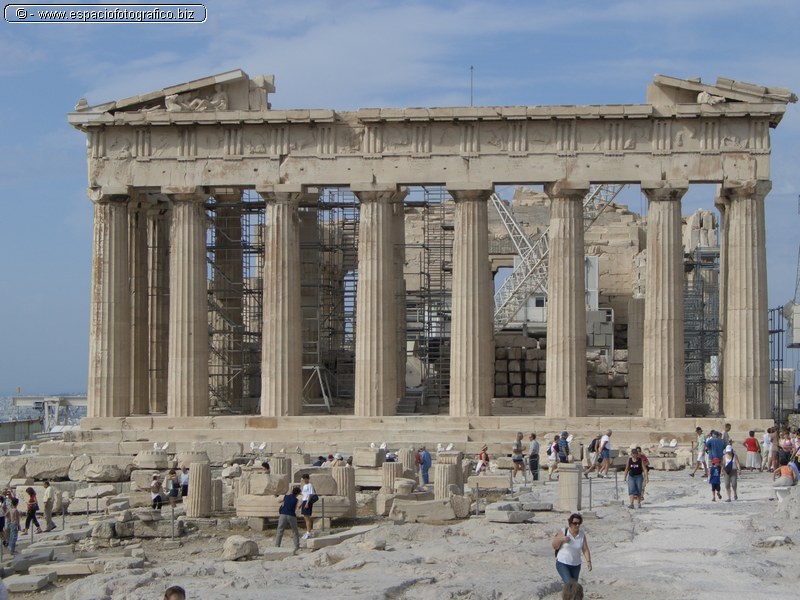 El Partenon de la Acropolis de Atenas