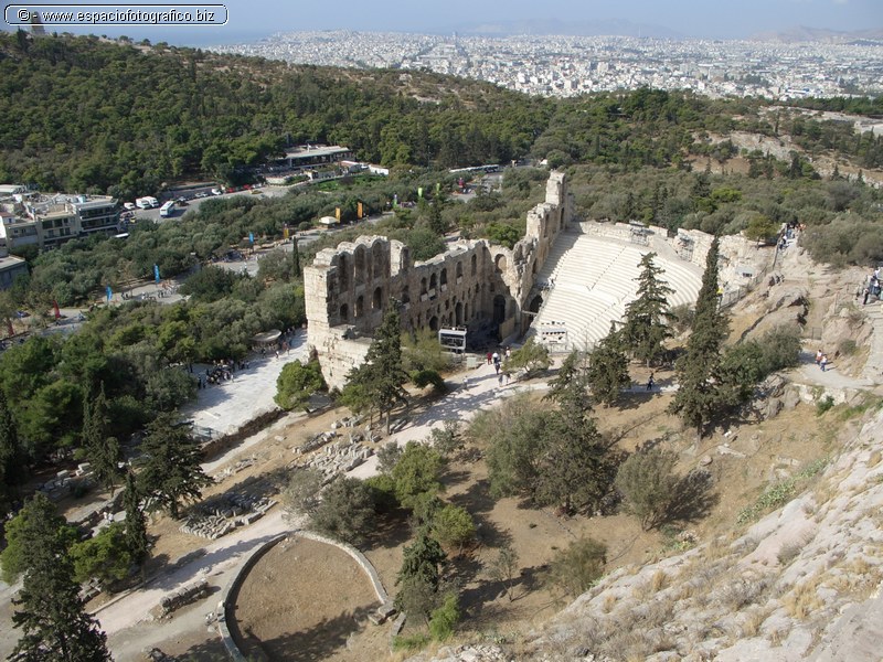 Vista General del Odeon de Herodes Atico o Herodion